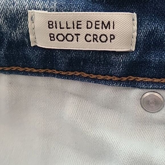 J. Crew mid-rise Billie Demi-boot crop jeans in Lantern wash Size 32 - Picture 12 of 15